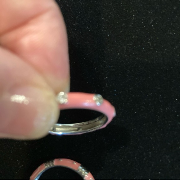 Two .925 Enamel Rings, Size 9.5 - Picture 8 of 9